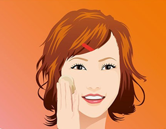 嫁接睫毛后正确的洗脸方式是？