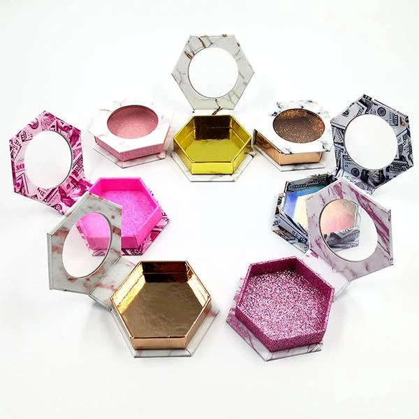 Hexagon False Lashes Packing Case Hexagon False Lashes Packing Case